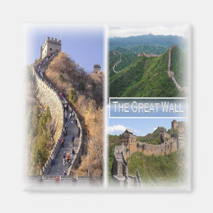 CN0023 Asien, China, Große Mauer, Kühlschrank Magnet