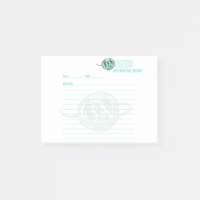 CN News Interoffice Memo Sticks! Post-it Klebezettel (Vorderseite)
