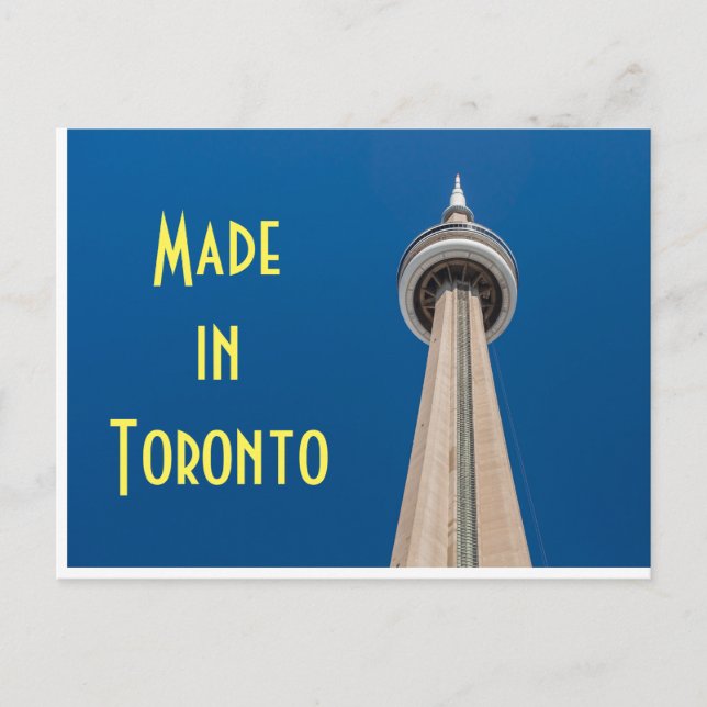 CN Tower in Toronto, Kanada, Postkarte (Vorderseite)