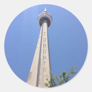 CN Tower Toronto Ontario Runder Aufkleber