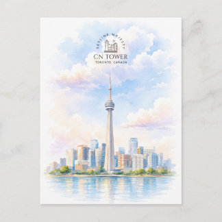CN Tower, Toronto Stadt Reiseziel| Reisen Postkarte
