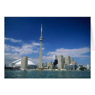 CN Tower und Skydome in Toronto, Ontario,