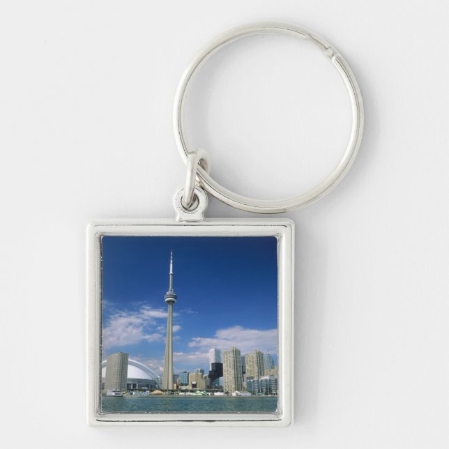 CN Tower und Skydome in Toronto, Ontario, Schlüsselanhänger (Vorne)