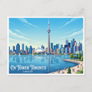 CN Tower und Waterfront Toronto Kanada Postkarte