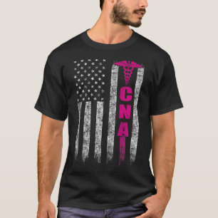 CNA American Flag Patriotic Pride Nurse Zip Sweat
