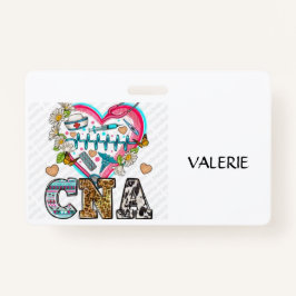 CNA Certified Nurse Aide Name Badge Ausweis