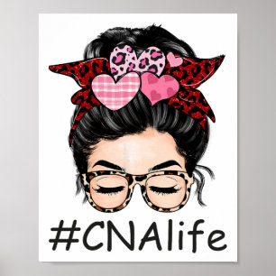 Cna Certified Nursing Istant Valentine Day Niedlic Poster