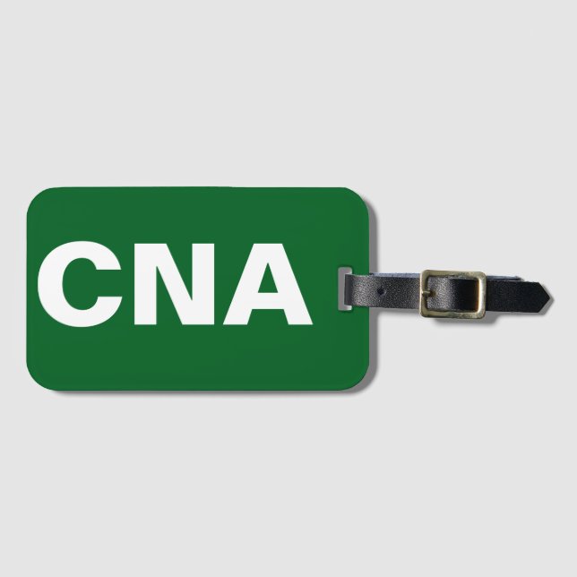 CNA-Gepäckmarke Gepäckanhänger (Vorderseite (Horizontal))
