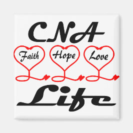 CNA Hope Liebe Faith Magnet