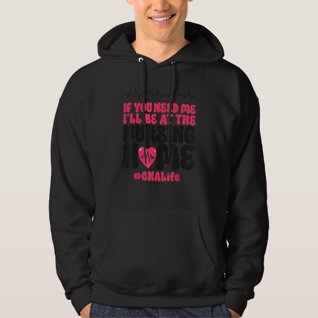 CNA-Krankenpflegeassistent, der eine Krankenversic Hoodie (Vorderseite)