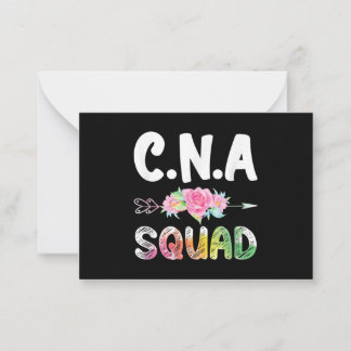 CNA-Krankenschwester-Squad-zertifizierter Krankenp Mitteilungskarte