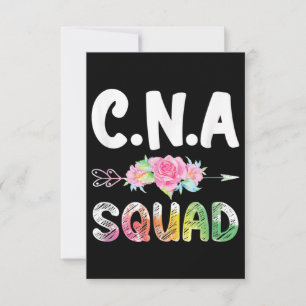 CNA-Krankenschwester-Squad-zertifizierter Krankenp Mitteilungskarte