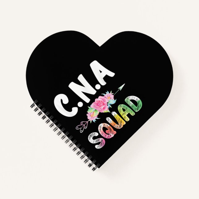 CNA-Krankenschwester-Squad-zertifizierter Krankenp Notizbuch (Vorderseite)