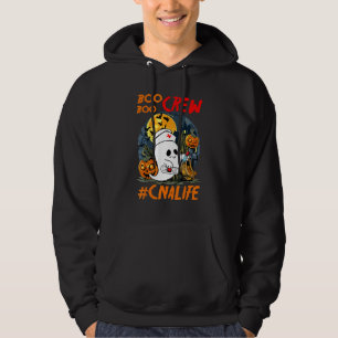 Cna Life Boo Crew Nurse Ghost Halloween Octobe Hoodie