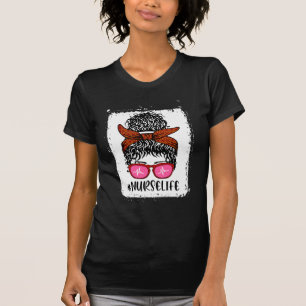 CNA Life Messy Bun CnaLife - Geschenk für Krankens T-Shirt