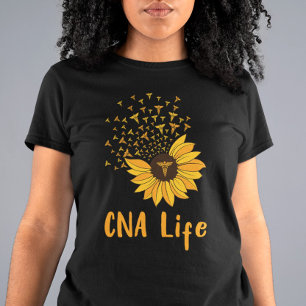 CNA Life Sonnenblume Proud CNA Niedliche Krankensc T-Shirt