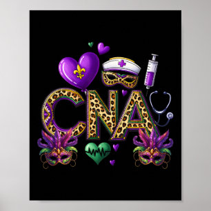 Cna Mardi Gras zertifizierte Krankenpflege Istant Poster
