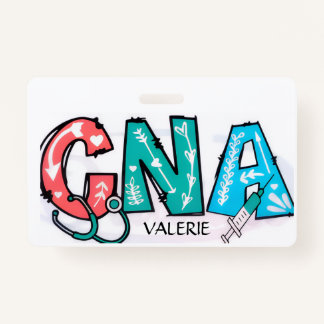 CNA Name Badge