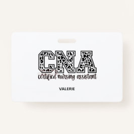 CNA Name Badge Ausweis