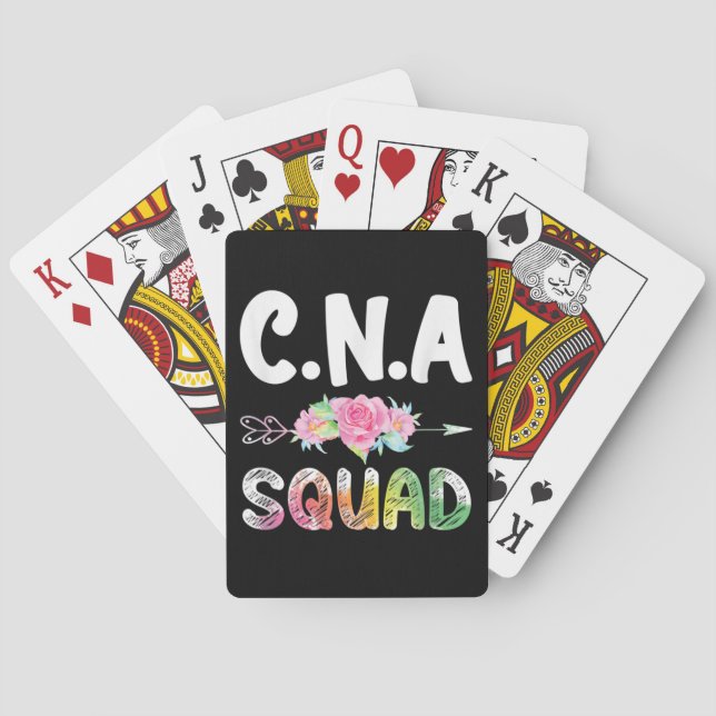 CNA Nurse Squad Certified Nursing Assistant Spielkarten (Rückseite)