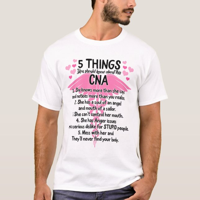 CNA-Shirt, 5 Dinge, die Sie wissen sollten T-Shirt (Vorderseite)