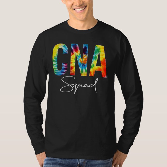 CNA Squad Appreciation Day Tie Dye For Women For W T-Shirt (Vorderseite)