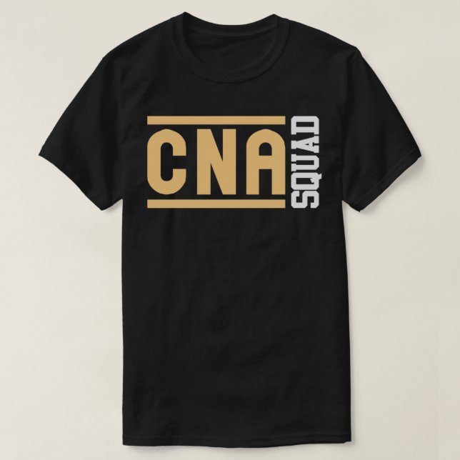 CNA Squad Certified Nursing Assistant T-Shirt (Design vorne)