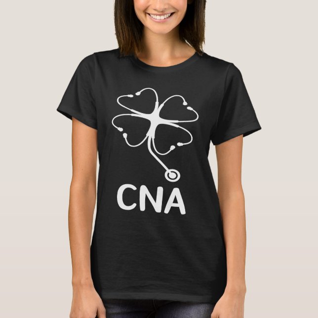 CNA St Patrick's Day Certified Nursing Assistant S T-Shirt (Vorderseite)