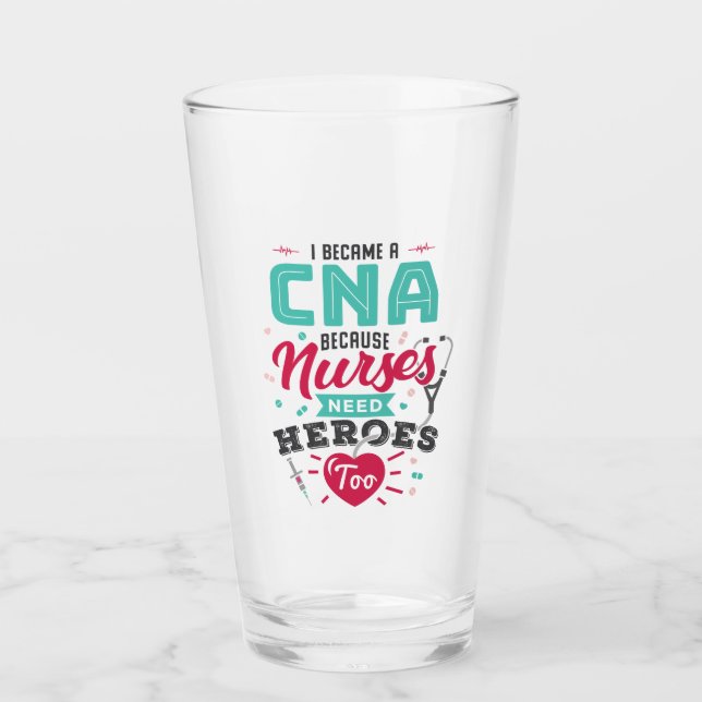 CNA zertifizierte Krankenpflegehelferinnen Glas (Vorderseite)
