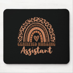 Cna Zertifizierte Pflege Sofort Afro Schwarze Gesc Mousepad