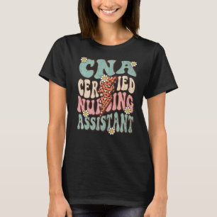 CNA zertifizierter Krankenpfleger Retro Groovy Nur T-Shirt