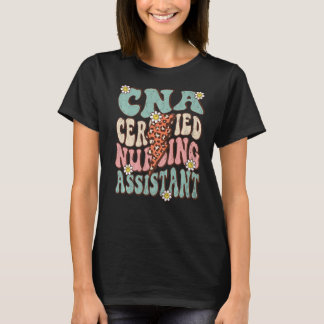 CNA zertifizierter Krankenpfleger Retro Groovy Nur T-Shirt
