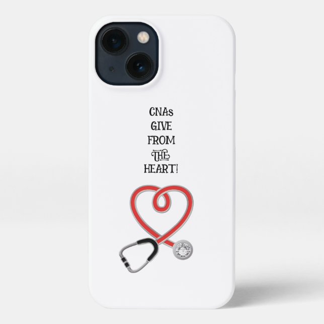 CNAs Give From the Heart! iPhone Case iPhone Hülle (Rückseite)