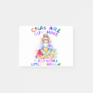 CNAs sind sonnig Post-it Klebezettel