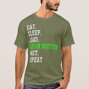 CNC-Bediener Machiner mit einem lustigen grünen Kn T-Shirt