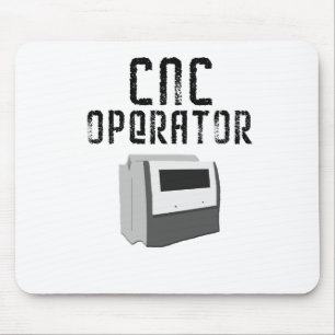 Cnc-Betreiber-Maschinist Mousepad