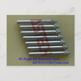 CNC Router Bits für eine schöne 3D-Stone-Carving Postkarte