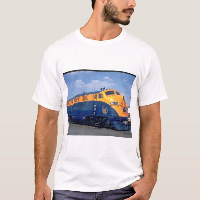 CNJ EMD F-3A #56. (Zug; sky_Trains T-Shirt (Vorderseite)