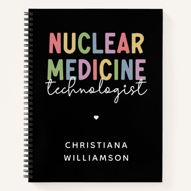 CNMT-Geschenke für den Nuklearen Medizintechniker Notizbuch (Vorderseite)