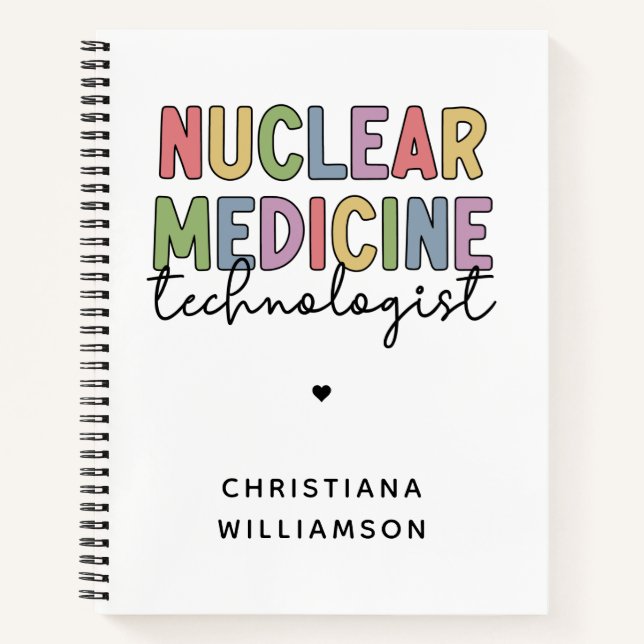 CNMT-Geschenke für den Nuklearen Medizintechniker Notizbuch (Vorderseite)