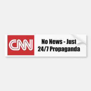 CNN - Keine Nachrichten - Nur rund um die Uhr Prop Autoaufkleber