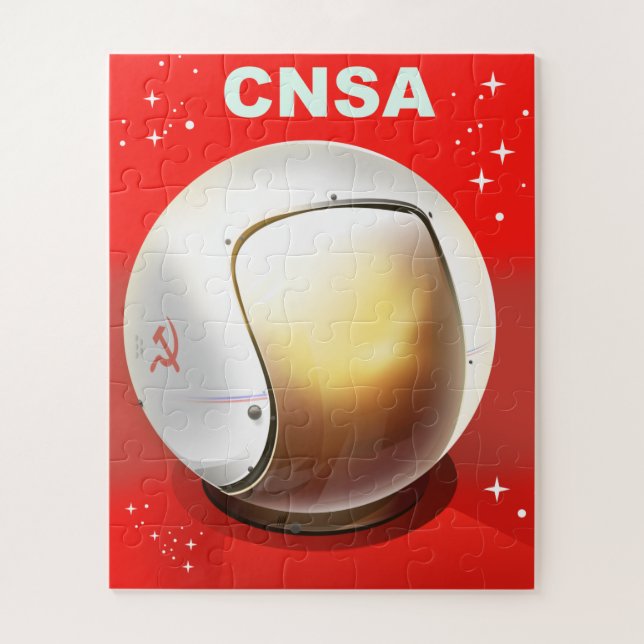 CNSA China Weltraumkunst. (Vertikal)