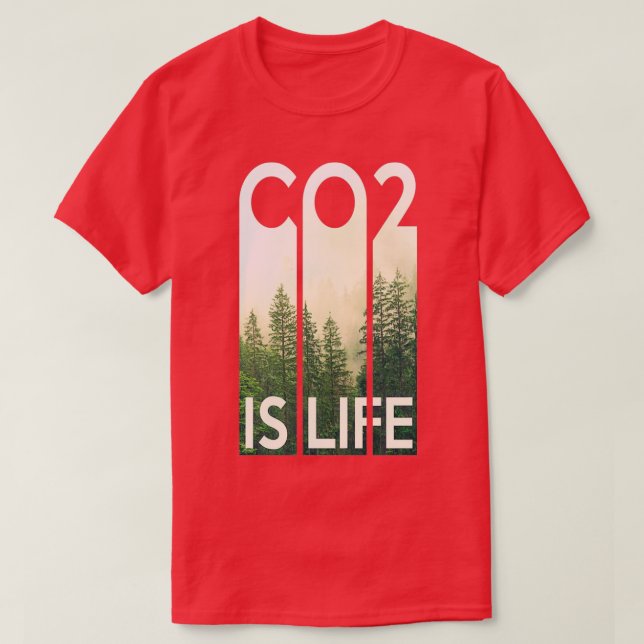CO2 ist Leben 2 T-Shirt (Design vorne)