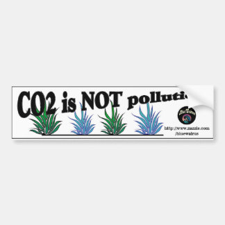 CO2 IST NICHT DIE VERBESSERTE VERSCHMUTZUNG AUTOAUFKLEBER