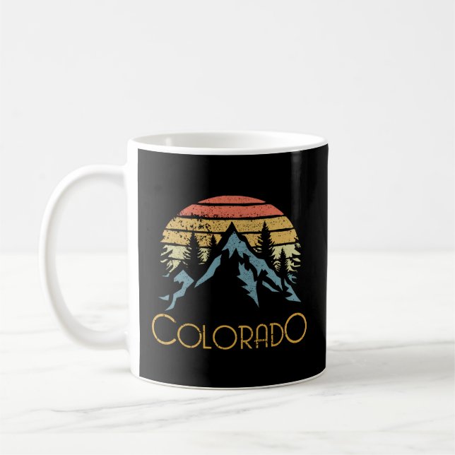 Co Colorado Berge Outdoor Adventure Kaffeetasse (Links)