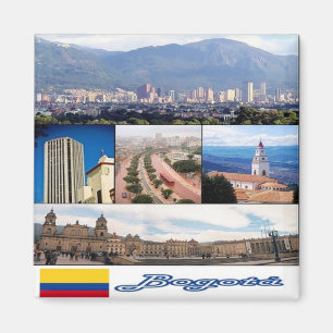 CO - Kolumbien - Bogotà - Mosaik - Collage Magnet