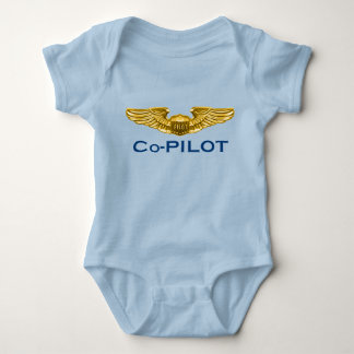 Co-Pilot Baby Bodysuit Strampler