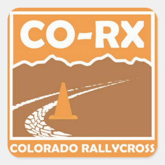 CO-RX-Aufkleber Quadratischer Aufkleber