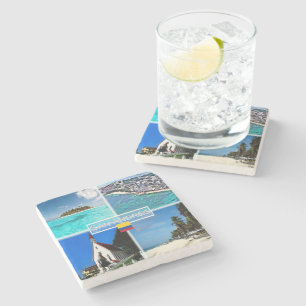 CO San Andres - Johnny Cay - San Louis - Steinuntersetzer