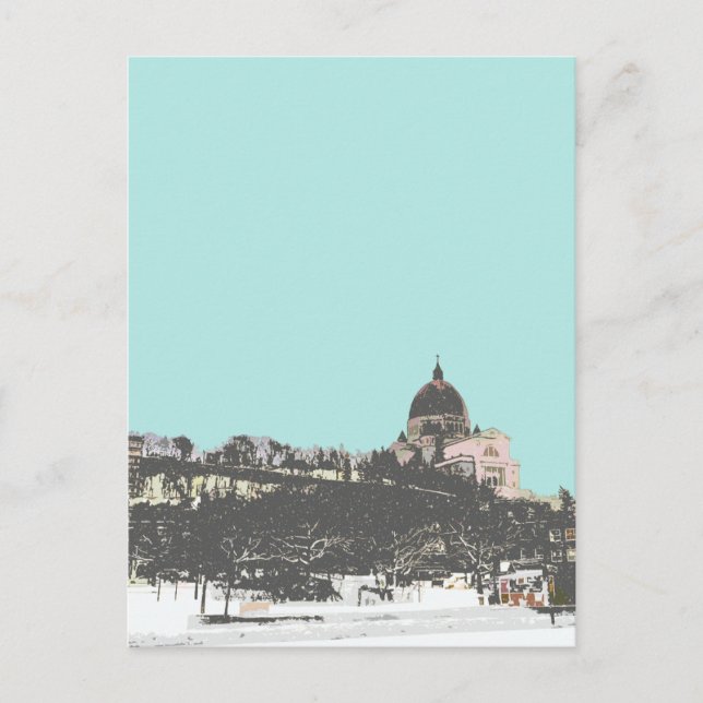 Cô te-des-Neiges & Oratoire Saint-Joseph Postkarte (Vorderseite)